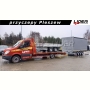 LT-145 przyczepa 520x220x232cm, ciężarowa spedycyjna, rampa przejazdowa, firana, DMC 3500kg